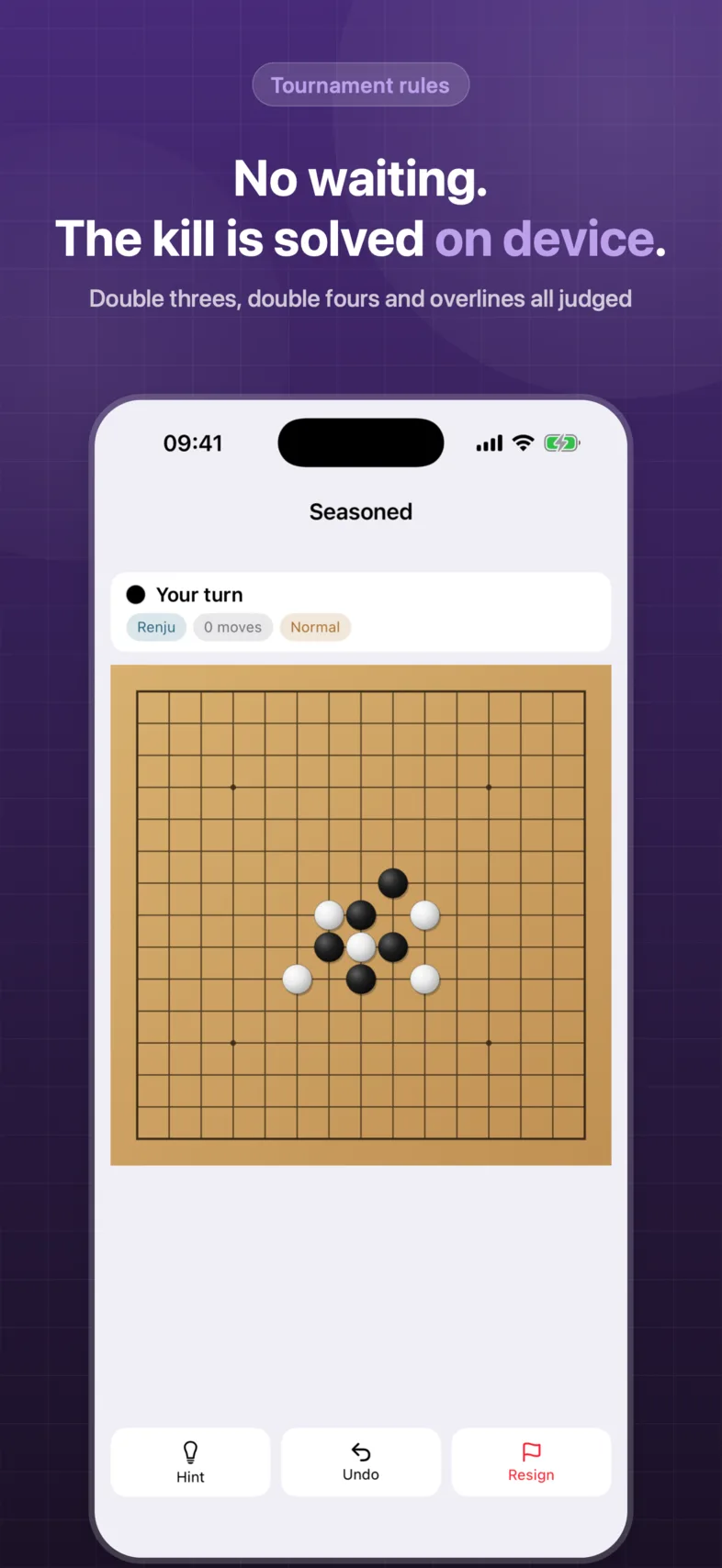 OneSolve Gomoku poster: gameplay