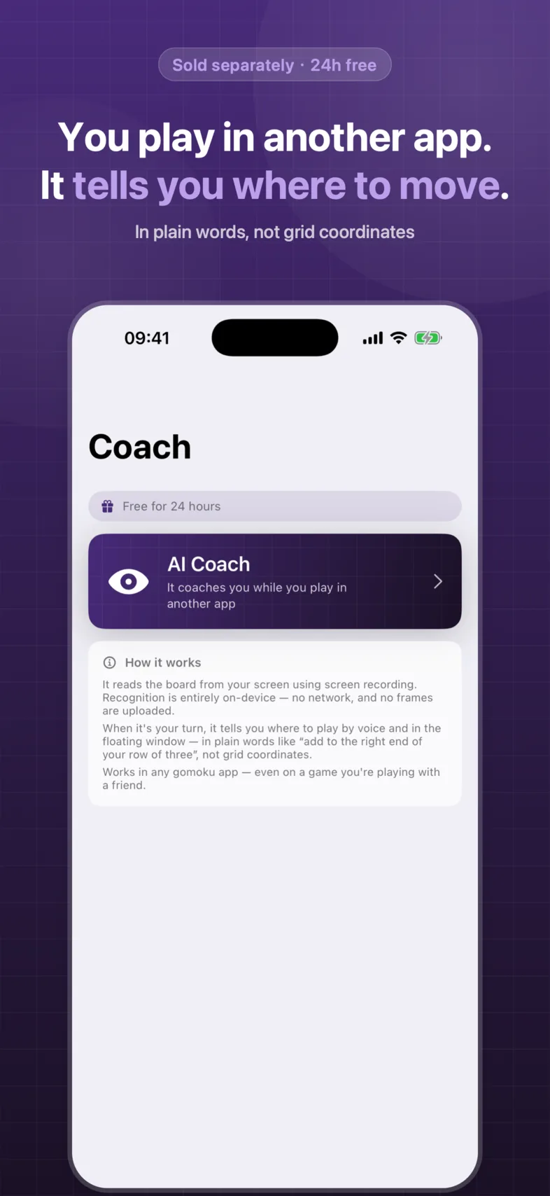 OneSolve Gomoku poster: AI coach